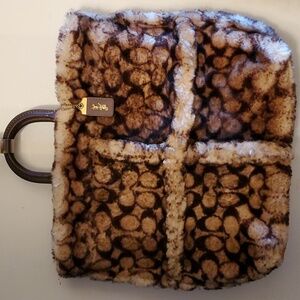 Coach Shearling Tote